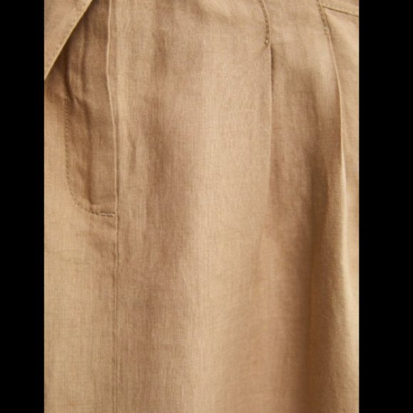 NWT ZARA BELTED LINEN SKIRT 8119/047 - Picture 8 of 9